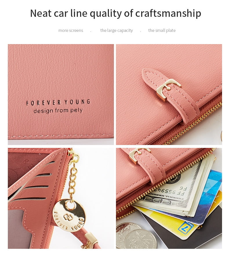 Women's PU Leather Short Wallet
