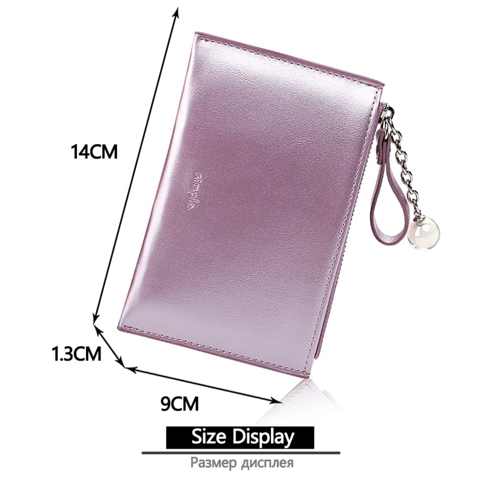 Women's Pearly Color Wallet