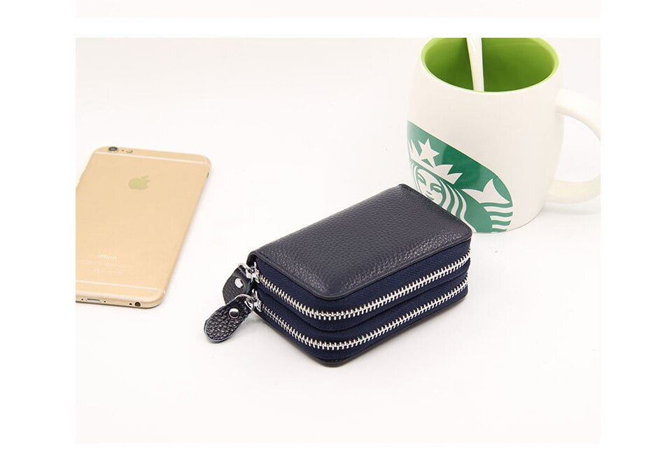 Business Colorful Women's Genuine Leather Wallet