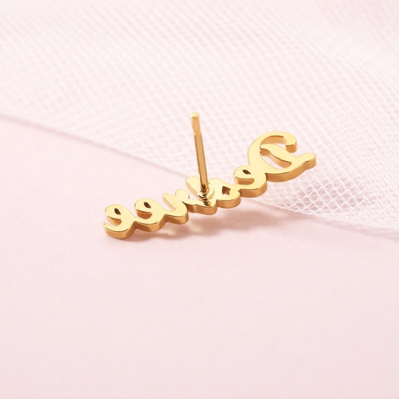 Personalized Name Earrings For Women