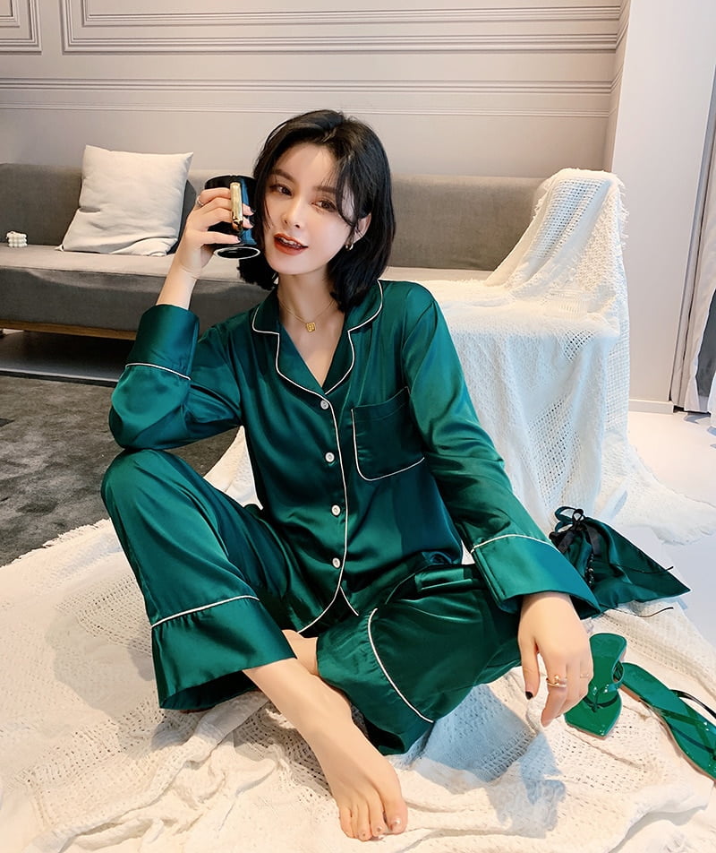 Luxury Long Sleeve Pyjamas Set