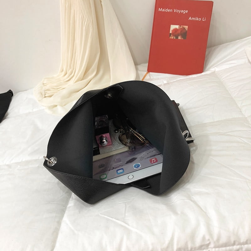 Leather Women's Handbag with Large Capacity
